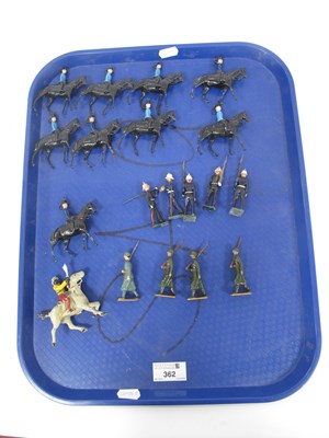 Lot 362 - Quantity of Hollow Cast Lead Figures often by...