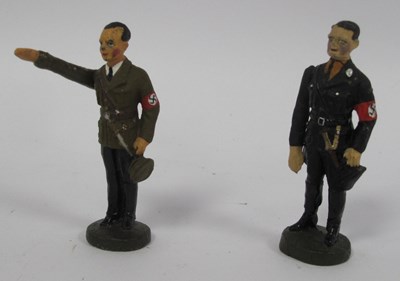 Lot 354 - 2 Elastolin Personality Figures of Hess and...