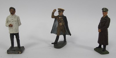 Lot 372 - 3 Mid XX Century Composition Figures,...
