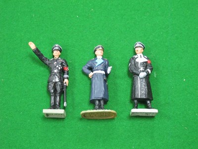 Lot 363 - Three Lineol Personality Style Figures,...