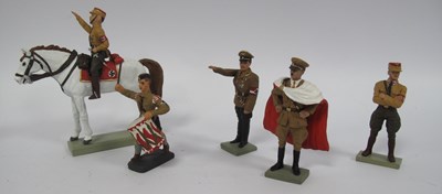 Lot 375 - 5 Lineol/Elastolin Personality and other...