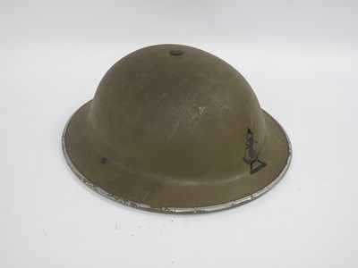 Lot 511 - WWII British Brodie Helmet with liner system...