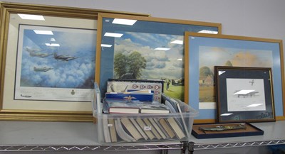 Lot 447 - WWII RAF Battle of Britain Artwork, including...