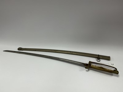 Lot 475 - Imperial Japanese Military Kyu Gunto Officer's...