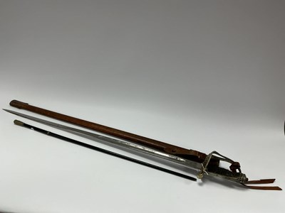 Lot 473 - WWI British Army Officers Sword, straight...
