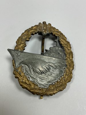 Lot 612 - WWI Third Reich Kriegsmarine Destroyer Badge,...